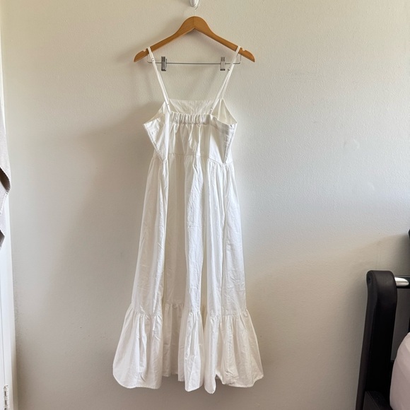 Mikoh White Sakura Midi Summer Dress in Bone Color size 2 / M - Picture 4 of 11